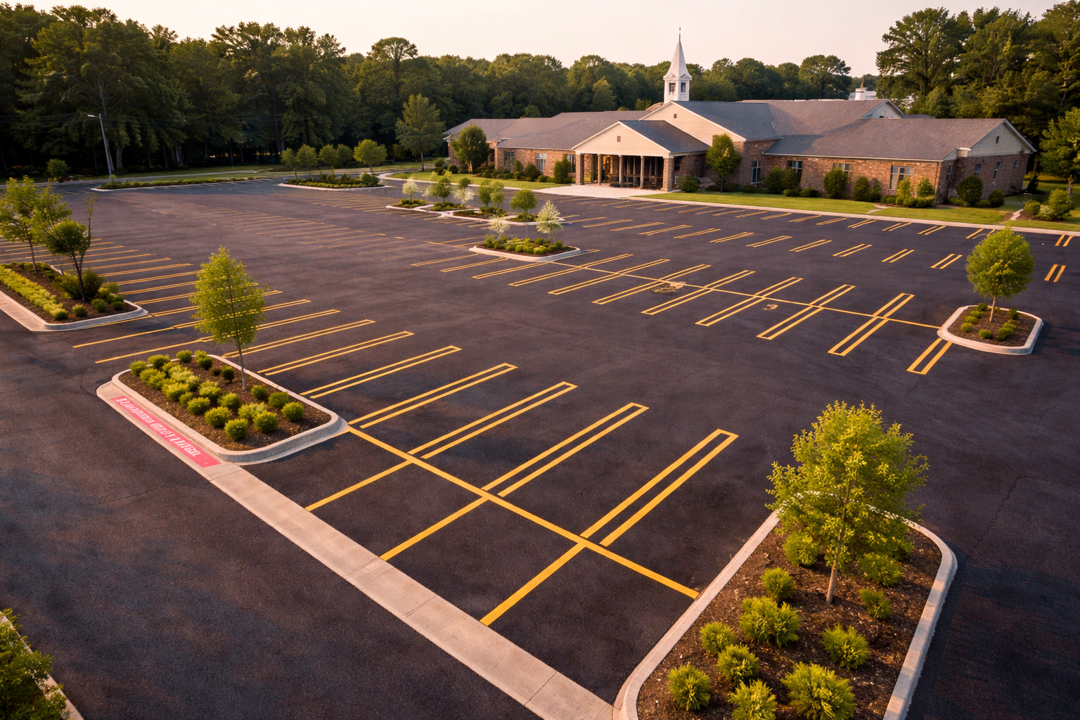 Line striping work photo 4